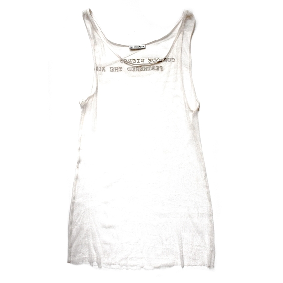 ❌SOLD❌Ann Demeulemeester Mesh Beaded Tank - Picture 2 of 3